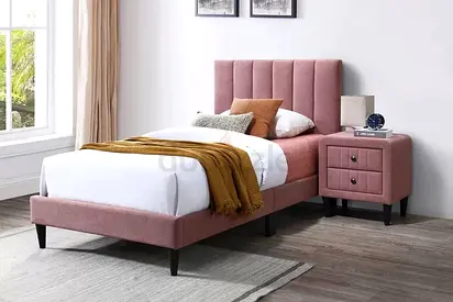 Stylish Pink Bed for Your Bedroom