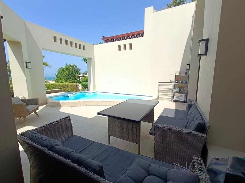 🌊 Luxury 2BR Villa with Private Pool & Ocean View | Cove Rotana63858041400195114