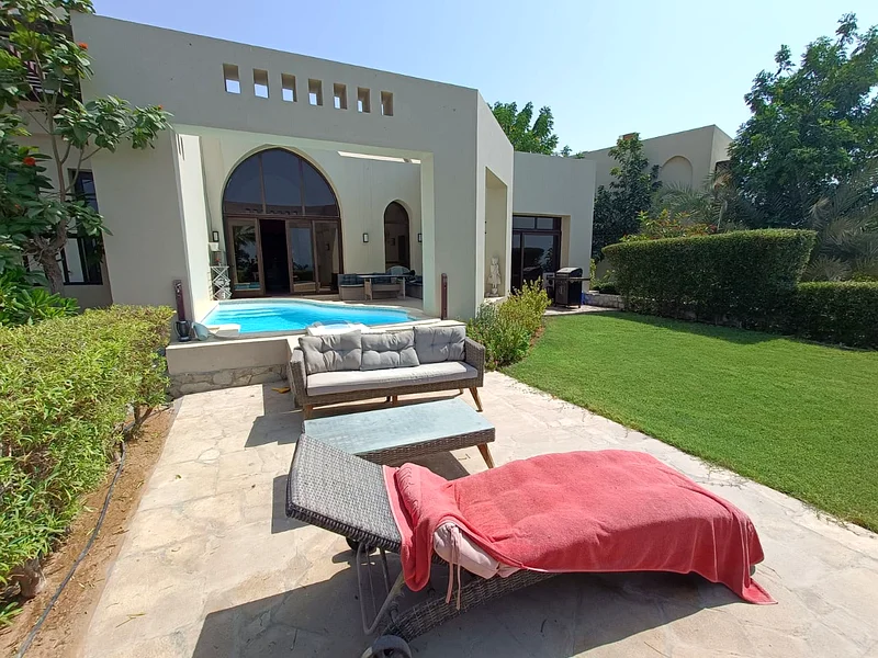 🌊 Luxury 2BR Villa with Private Pool & Ocean View | Cove Rotana63858041400195112