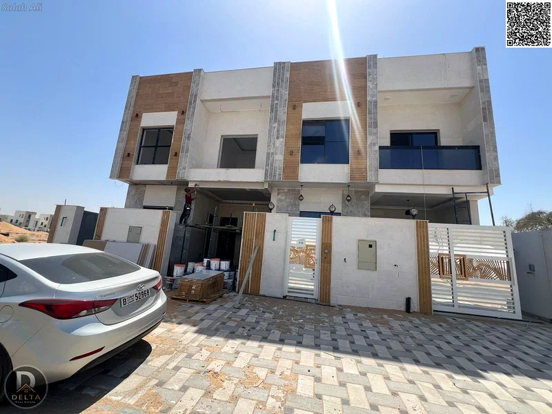 Golden opportunity to own a villa in Al Helio 2 - Ajman | 2 floors + roof | 4 rooms | Price: AED 1,250,000, including registration fees63913438003585111