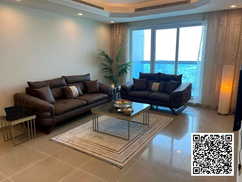 Sea View 1BHK | Fully Furnished | Corniche Towers Ajman | Bills Included63810439010305111