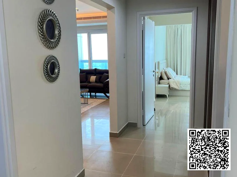 Sea View 1BHK | Fully Furnished | Corniche Towers Ajman | Bills Included63810439010305114