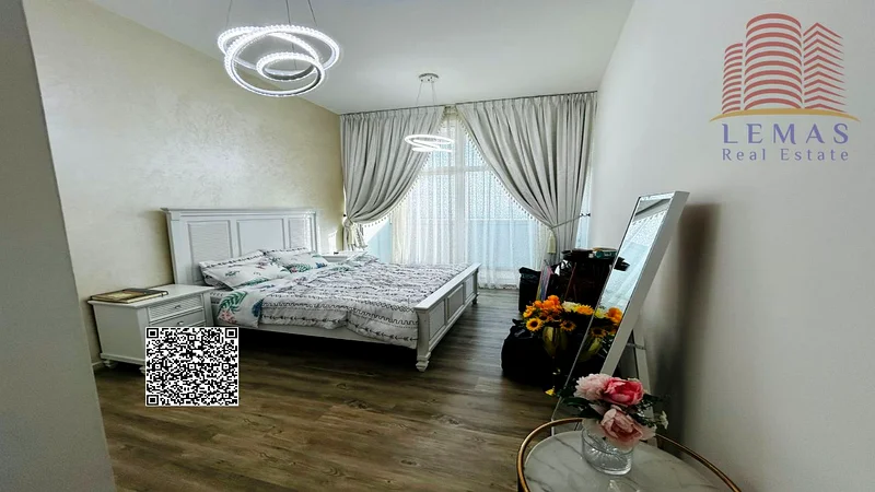 شقة مكونة من غرفتين وصالة للبيع بالتقسيط، بإطلالة مفتوحة ومطبخ مفتوح63889027916930112