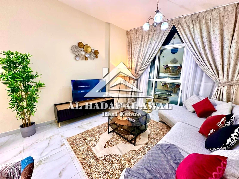 شقة من غرفتي نوم وصالتين للإيجار الشهري مفروشة بالكامل63827872169218112
