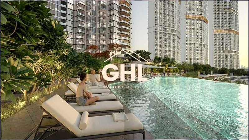 Luxury 1BR Apartment | High Floor | Riverside Crescent | Sobha Hartland 263960354049411114