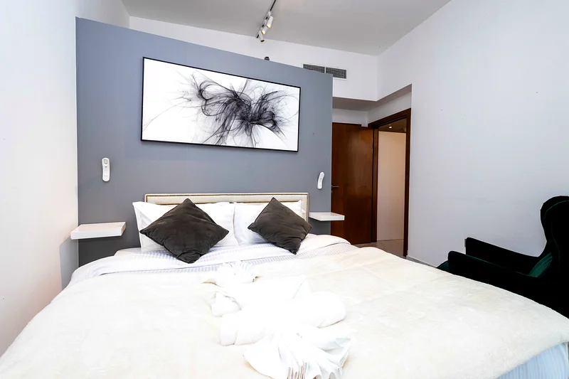 Immediately Available!! Modern Furnished 1BR with Burj Khalifa  and Canal Views in Millennium Binghatti Business Bay63836087155713111