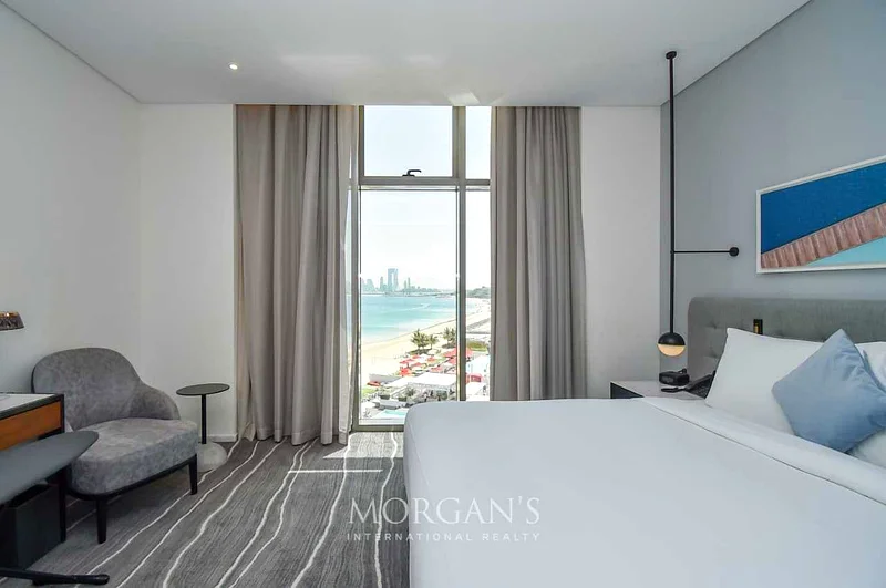 3BR Corner Unit | Furnished | Palm and Sea View64010115344001111