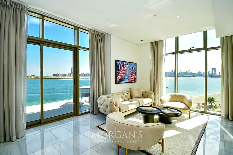 3BR Corner Unit | Furnished | Palm and Sea View64010115344001110
