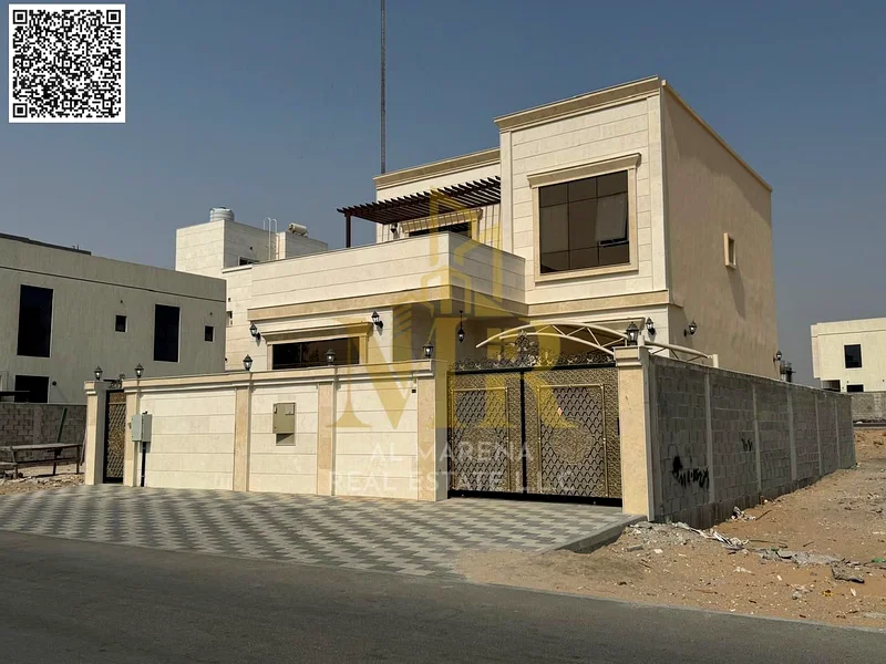 🏡 For Sale: Luxury Villa in Al Helio 1 – Ajman | 2 Floors + Rooftop | 4 Master Bedrooms with Wardrobes | Majlis + Living Room with Wash Area | Modern63892581597057110