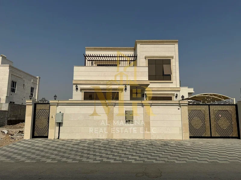 🏡 For Sale: Luxury Villa in Al Helio 1 – Ajman | 2 Floors + Rooftop | 4 Master Bedrooms with Wardrobes | Majlis + Living Room with Wash Area | Modern63892581597057111