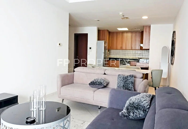 شقة مفروشة بالكامل من غرفتي نوم فوق الطابق 60 | إطلالة كاملة على البحر والنخيل63777235598210114