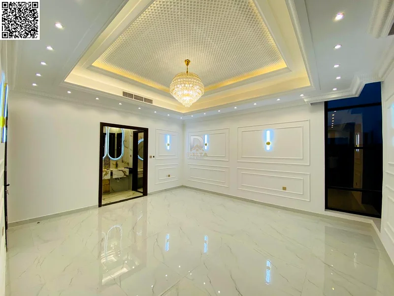 Modern, upscale villa for sale in Al Helio 1 - Ajman. Strategic location close to schools and services | Ready to move in immediately.63892581674883113