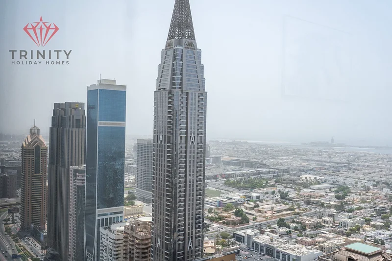 عرض سبتمبر | مفروش بالكامل | طابق عالي | إقامة لمدة أسبوع واحد على الأقل63817694154755111