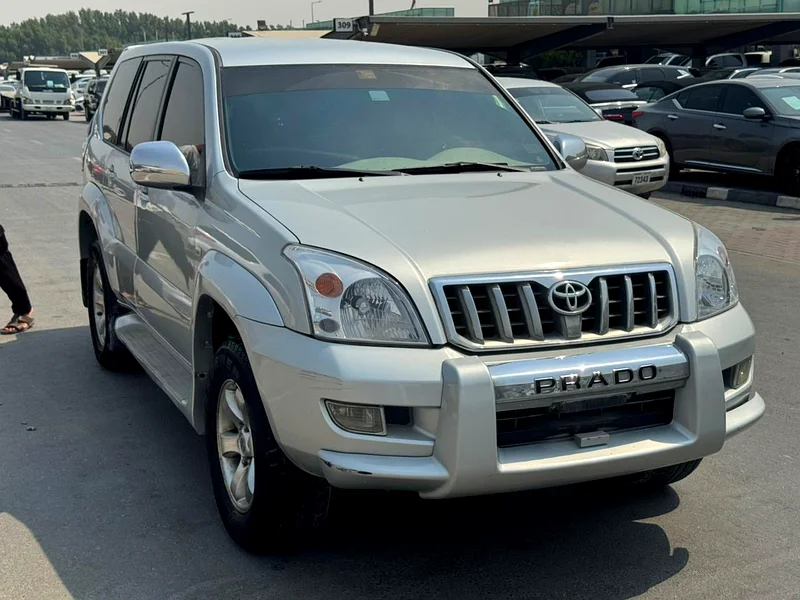 Toyota prado 2008 silver color GCC calen car63700380689667111