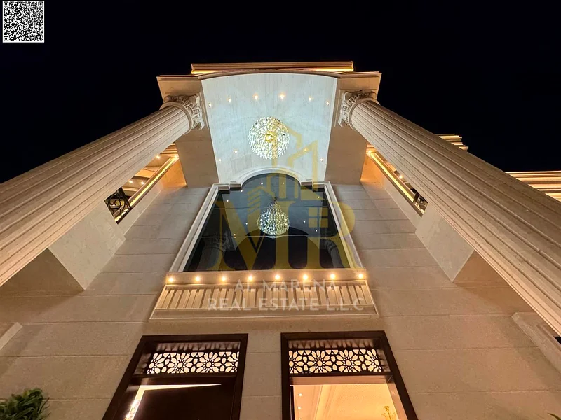 فيلا بسعر يشمل رسوم التسجيل ورسوم الملكية على الشارع الرئيسي، جاهزة للسكن في أكثر مناطق عجمان رقيًا. ملكية حرة63913651669635112