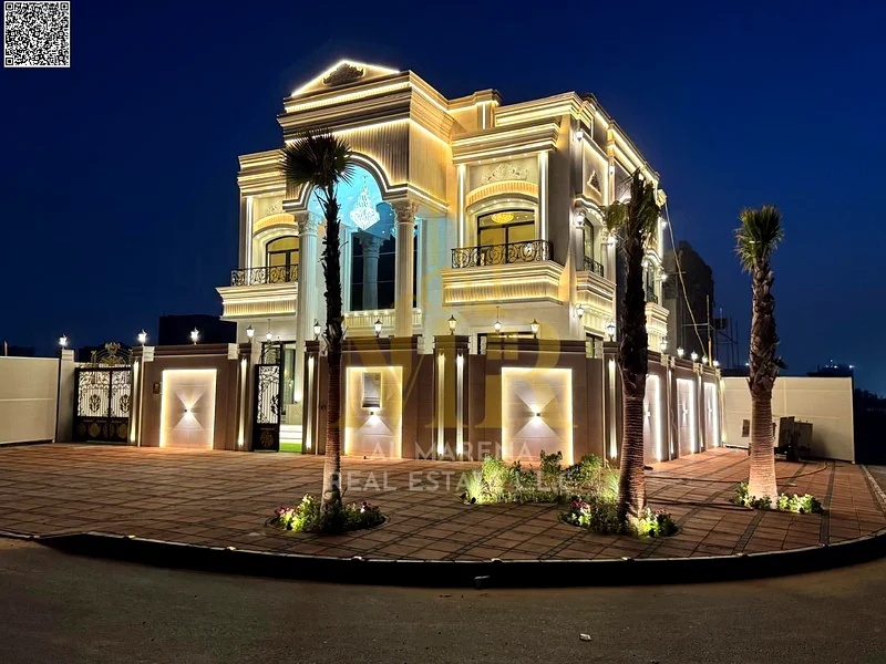 فيلا بسعر يشمل رسوم التسجيل ورسوم الملكية على الشارع الرئيسي، جاهزة للسكن في أكثر مناطق عجمان رقيًا. ملكية حرة63913651669635110