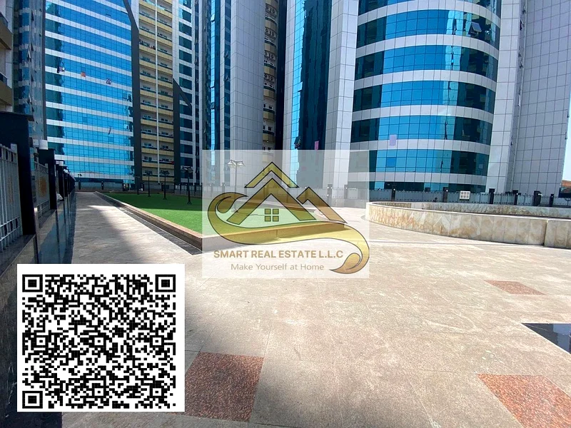 شقة مكونة من غرفة نوم واحدة وصالون بحجم كبير للبيع في برج أورينت عجمان مع حمامين ومكان مطبخ منفصل كبير وشرفة بإطلالة جميلة63867044708482112