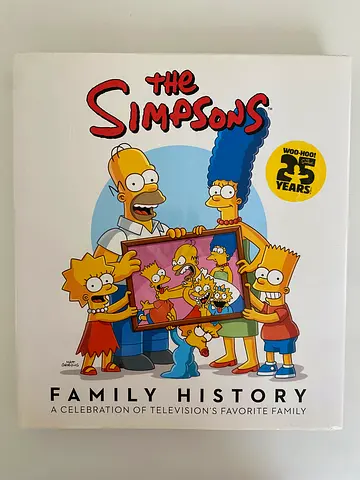 The Simpson’s Family History A Celebration of Television’s Favourite Family Hardcover Book BRAND NEW