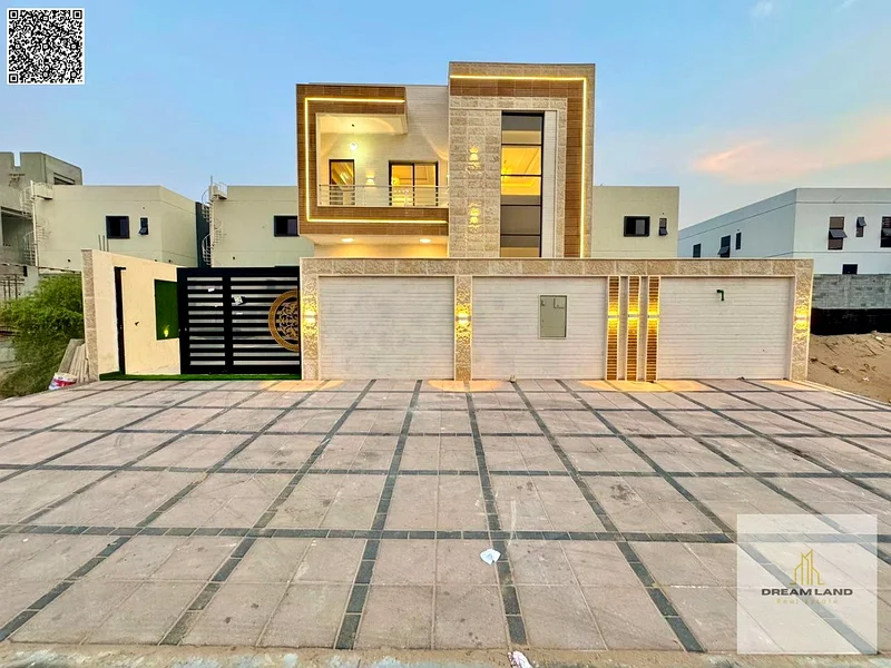 For sale - Luxury villa in Al Helio 2 - Ajman | Two floors | 4 master bedrooms | Majlis and hall | Freehold for all nationalities | All inclusive pric63910644974977110