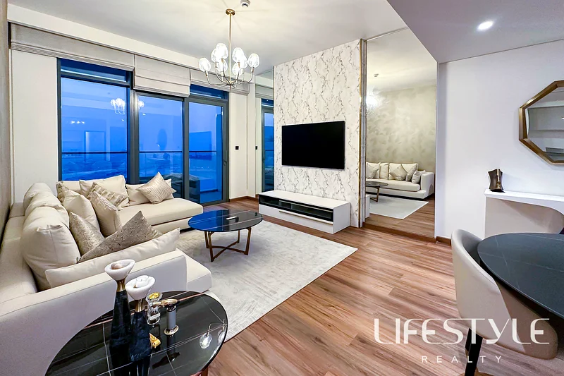 Fully Furnished / Palm View / High Floor63733695899651111