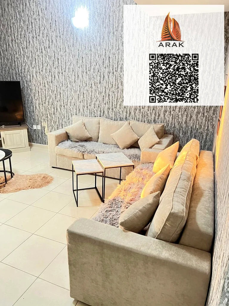 🔹 Furnished 1 Bedroom Hall Apartment for Rent – Orient Towers, Ajman  📍 Location: Orient Towers – Al Rashidiya, Ajman   📏 Area: Spacious layout wit63720598168323111