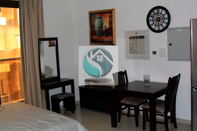 Corner furnished cozy studio in Elite 10 for 42k by 1 chk -44 by 4 chks63735297465345114