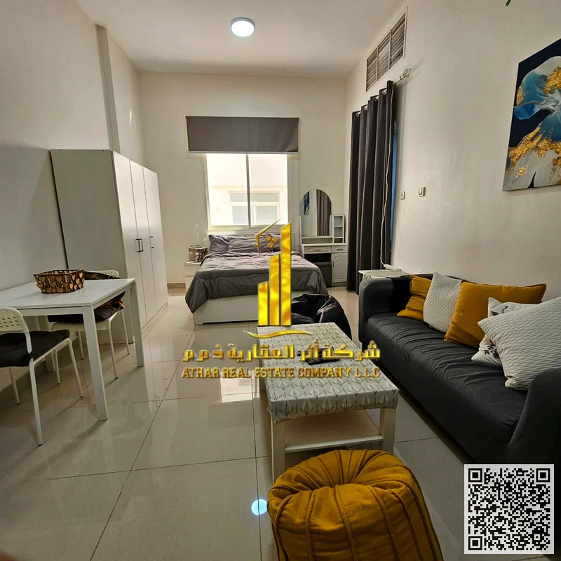 Studio apartment, With separate kitchen, fully furnished new, open view, all services included, ready to move in, prime location63837559443330111