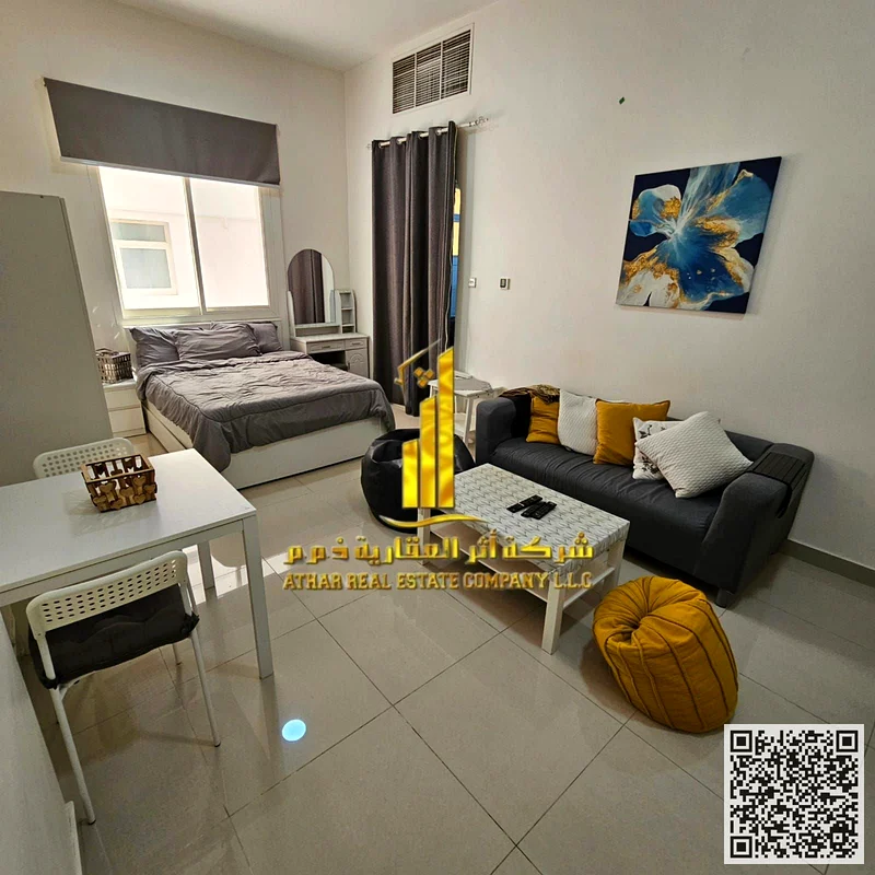 Studio apartment, With separate kitchen, fully furnished new, open view, all services included, ready to move in, prime location63837559443330110