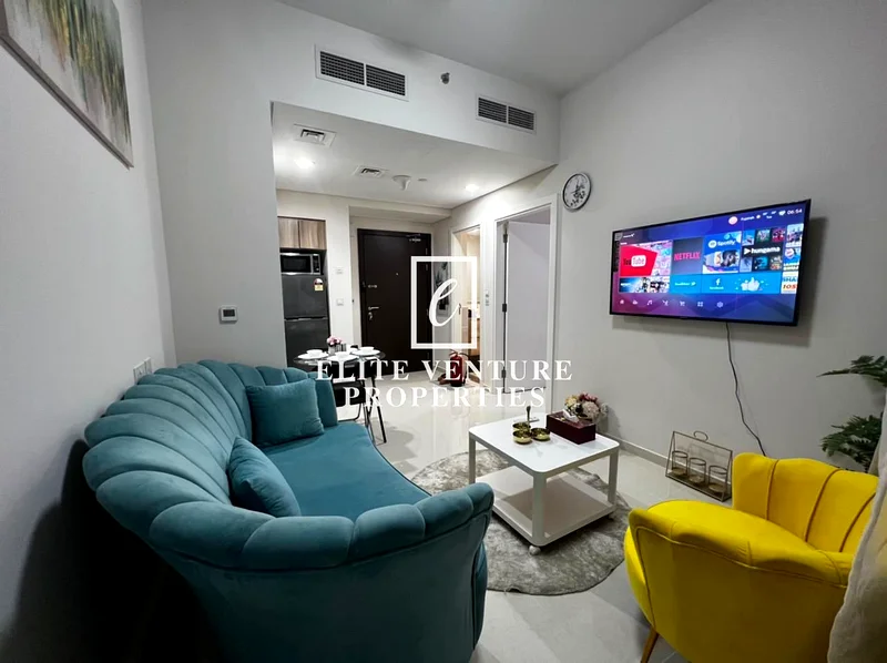 شقة مفروشة بالكامل بغرفة نوم واحدة | إطلالة على شارع حصة63738389433601113