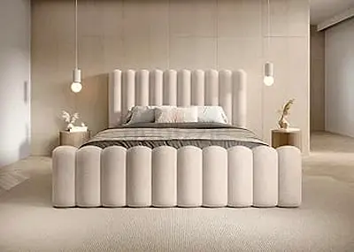 Modern upholstery bed available in 200*200 super king size