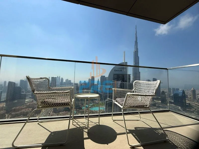 شقة مفروشة بالكامل من ثلاث غرف نوم | طابق عالٍ بإطلالة على برج خليفة63770824886273111