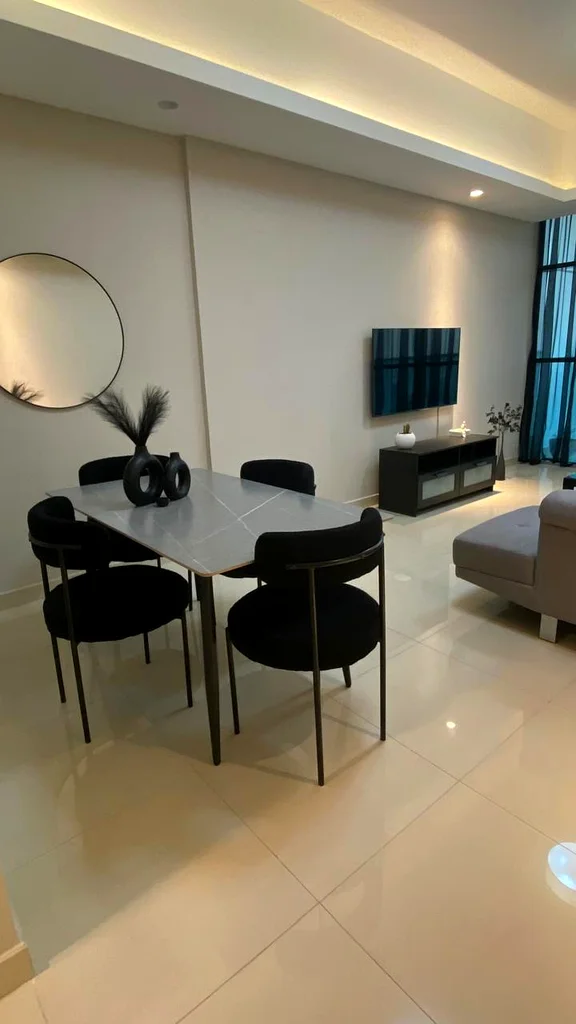 Ready apartment for sale in Gulfa Tower A - 1 bedroom and 1 hall for rent with open view | Down payment of 261,000 and the rest in convenient installm63887721077763112