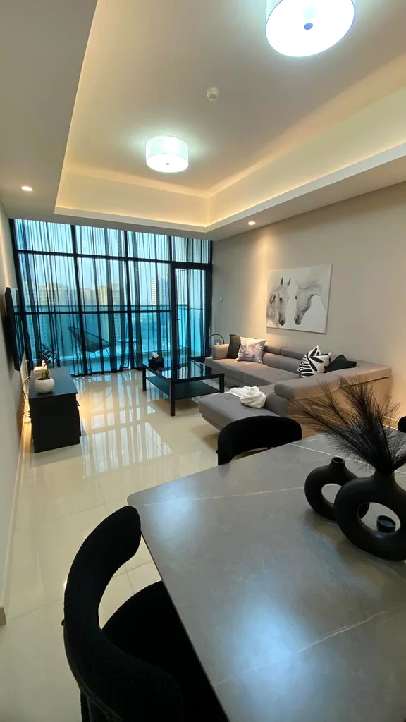 Ready apartment for sale in Gulfa Tower A - 1 bedroom and 1 hall for rent with open view | Down payment of 261,000 and the rest in convenient installm63887721077763110