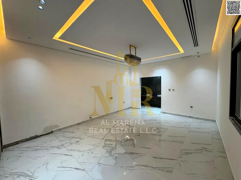 A villa with a price including registration and ownership fees on the main street, ready for occupancy in the most upscale areas of Ajman, freehold fo63883873964801113