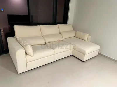IKEA ESKILSTUNA SOFA BED WITH STORAGE IN BEIGE