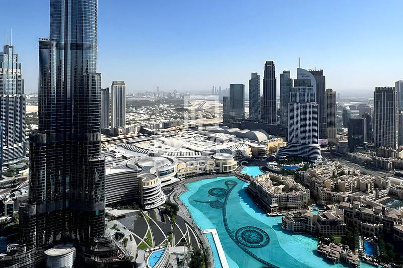 نافورة وبُرج خليفة مع إطلالة | طابق عالي63772753125891110