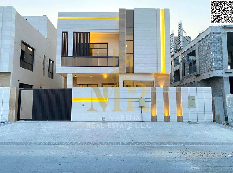 فيلا بسعر يشمل رسوم التسجيل ونقل الملكية في الشارع الرئيسي، جاهزة للسكن في أكثر مناطق عجمان رقيًا، ملكية تامة لـ63883873921666110