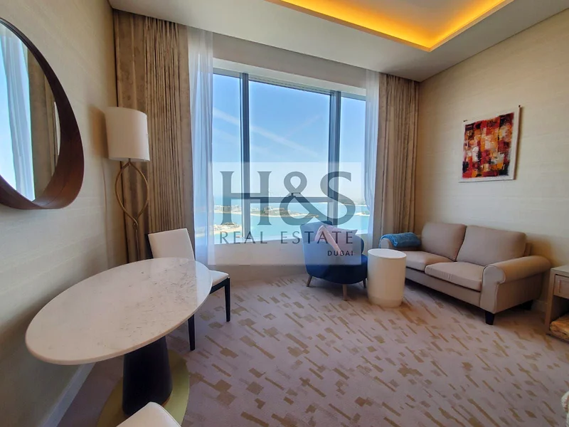 Furnished Studio for Rent | High-Floor Palm View | Fully Upgraded63753055814145111