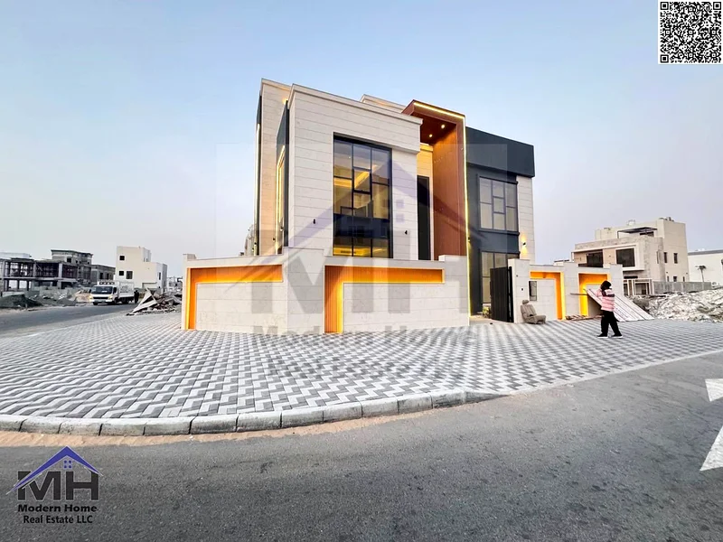 بسعر يشمل الرسوم، امتلك فيلا رائعة مكونة من 3 طوابق و7 غرف في أول ساكن في عجمان، ملكية حرة، تكييف مركزي مباشرة على شارع محمد بن زايد63883873904129110