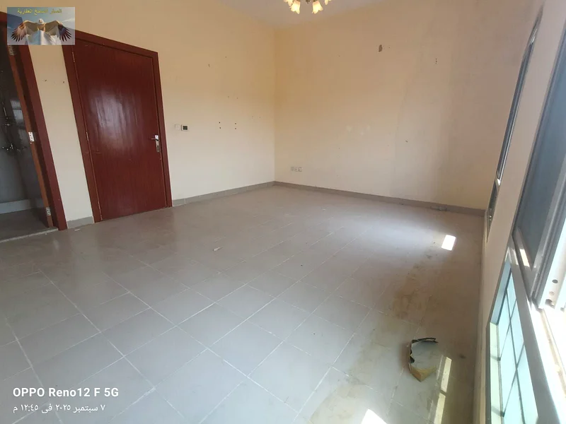 For annual rent, a luxurious townhouse in Al Zahia area, directly on Mohammed bin Zayed Road. It consists of two bedrooms, a hall, 3 bathrooms, 2 balc63710892363010111