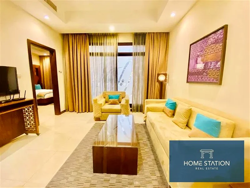 شقة مفروشة بالكامل 2BHK | شرفة كبيرة | بالقرب من مول الإمارات63744334544385110
