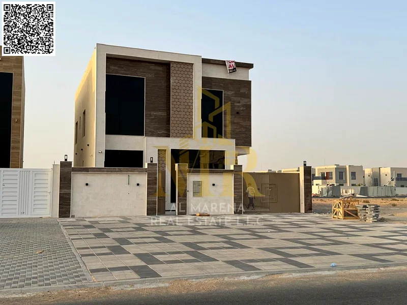 🏡 For Sale | Smart Villa in Al Helio 1 – Ajman | 2 Floors | 5 Master Bedrooms | Majlis + 2 Living Rooms | Modern Kitchen | Maid’s Room + Laundry Room63892692979073110