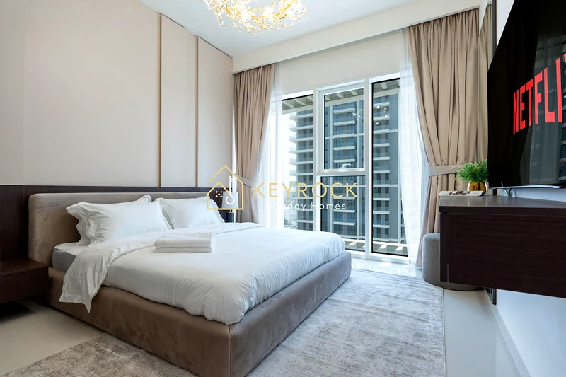 إطلالة على البحر والنخيل | إعمار بيتش فرونت | تشمل الفواتير | بدون عمولة63829675854083113