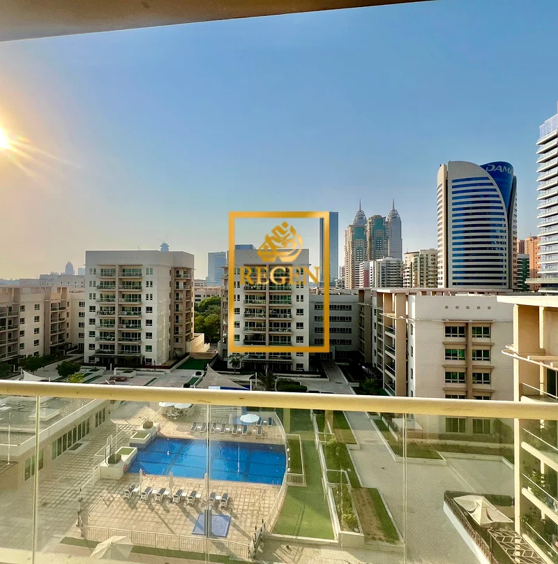 للإيجار | غرفتي نوم + دراسة | إطلالة على المسبح | الجزيرة 3 - ذا جرينز63809188226178112