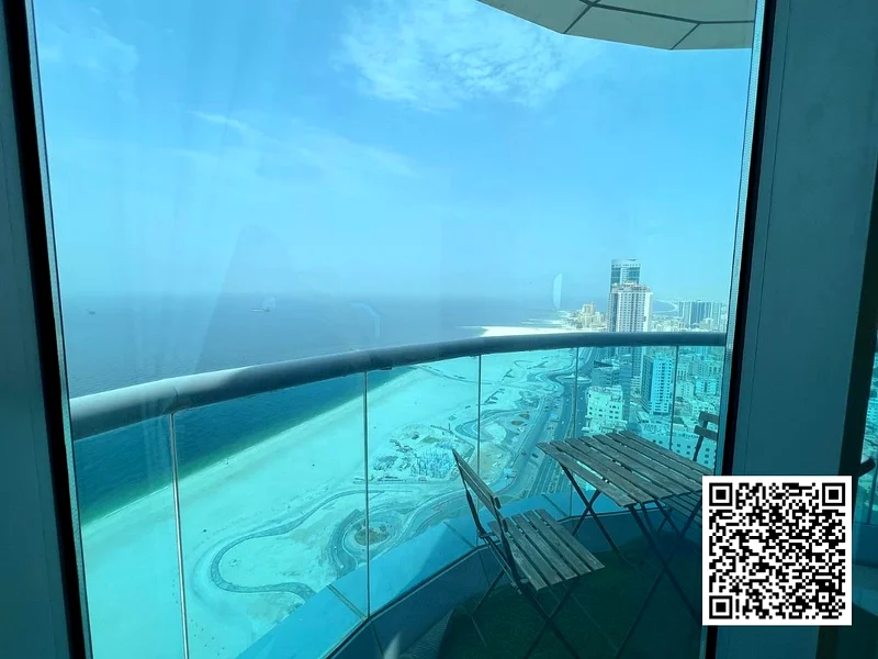 Fully Furnished 2BHK with Sea & City View in Ajman Corniche Residences | AED 10,000 Monthly63810811116034113