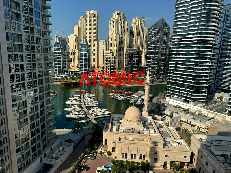 شقة مفروشة بالكامل بغرفة نوم واحدة | بإطلالة على المارينا | بالقرب من المترو63774514477955110