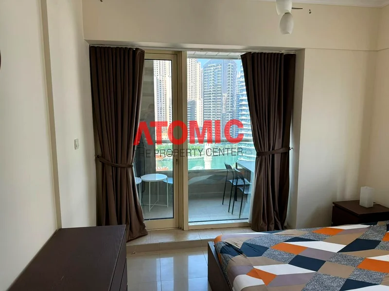 شقة مفروشة بالكامل بغرفة نوم واحدة | بإطلالة على المارينا | بالقرب من المترو63774514477955112