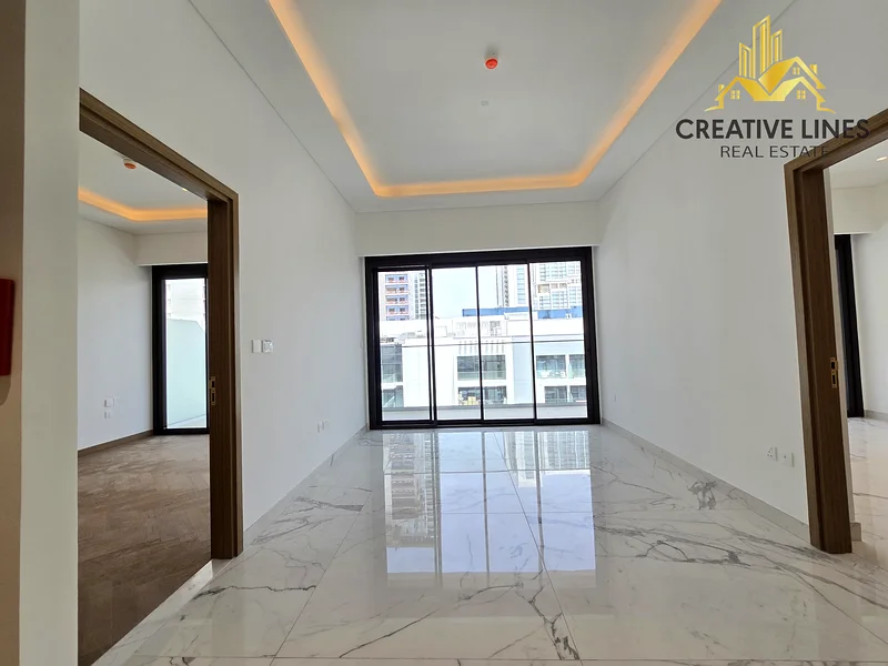 شقة واسعة من غرفتي نوم - جديدة بالكامل - بدون تبريد مركزي63803426877443110