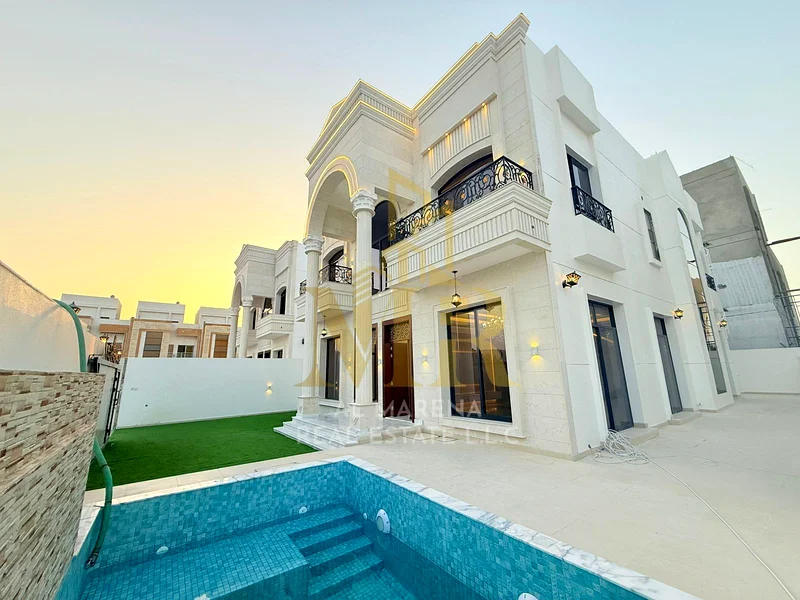 Golden Opportunity – Luxury Villa with Pool & Side Yard in Al Helio 2 – Ajman | 5 Master BR | Majlis + 2 Living Rooms | All-Inclusive Price63911511111682114