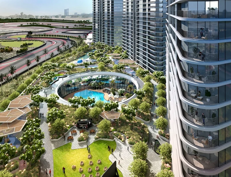 front of upcoming metro station, pool view63984586936323111